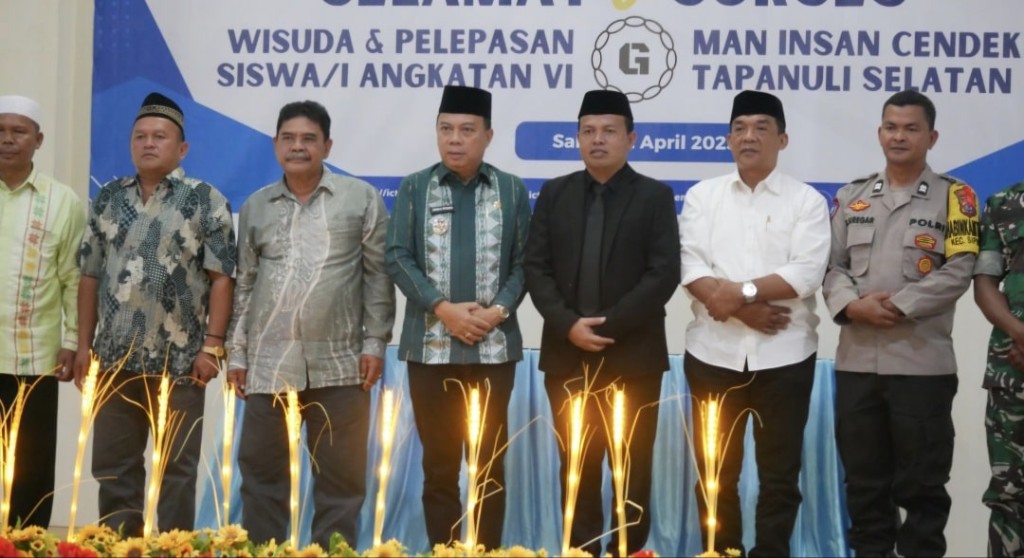 Wabup hadiri Wisuda MAN IC Tapsel, ini pesannya