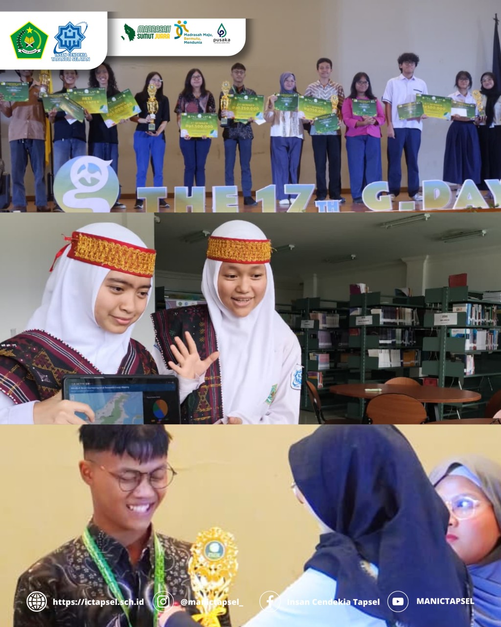 Tim Riset MAN IC Tapsel, Ukir Prestasi Tingkat Nasional Di Ajang Lomba Esai Geografi UI 2025.