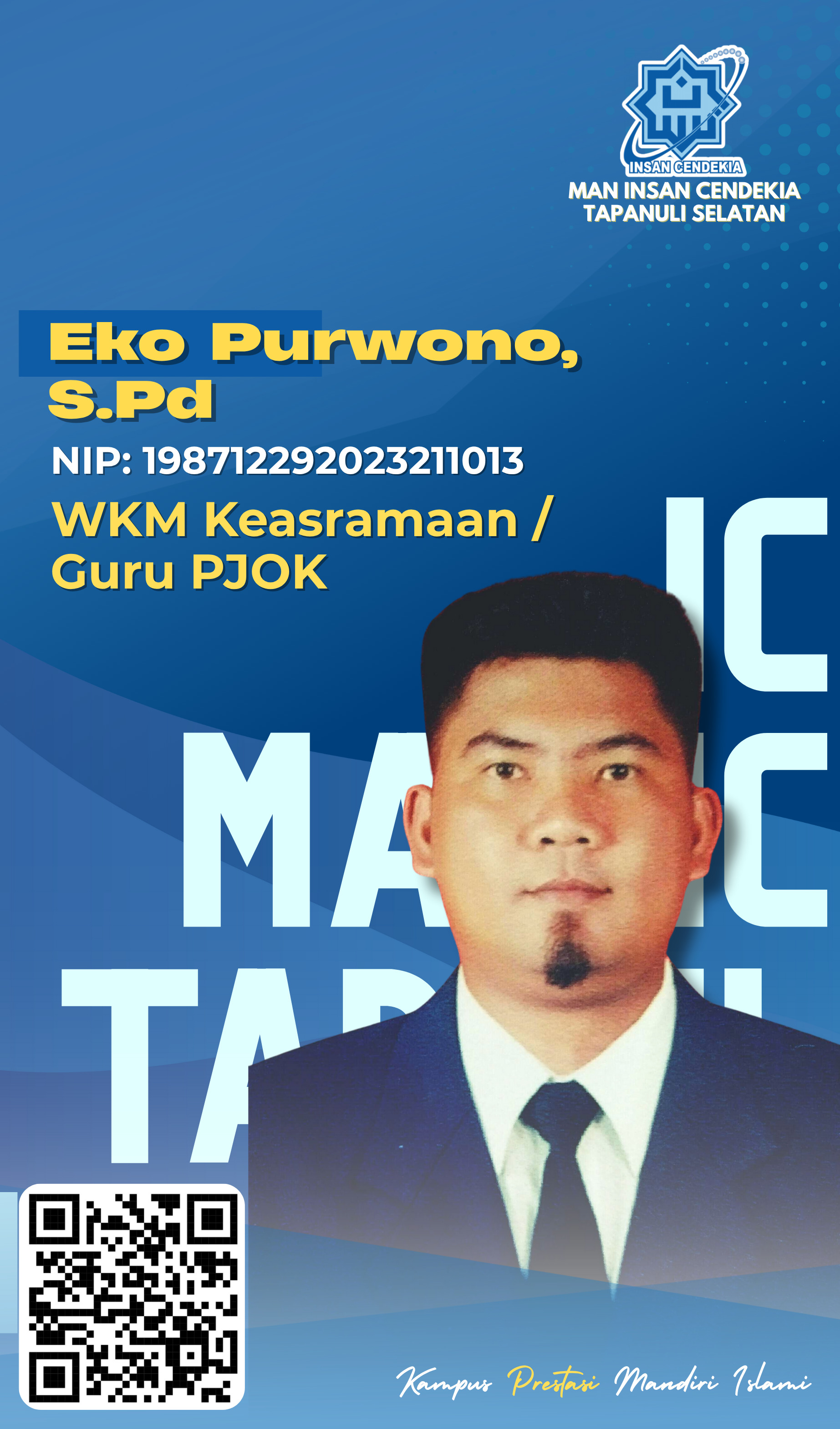 Foto Eko Purwono, S.Pd