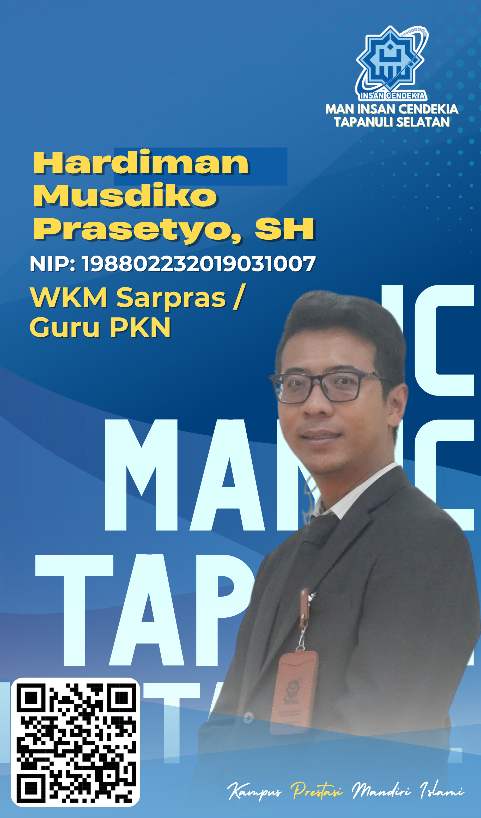 Foto Hardiman Musdiko Prasetyo NST, SH