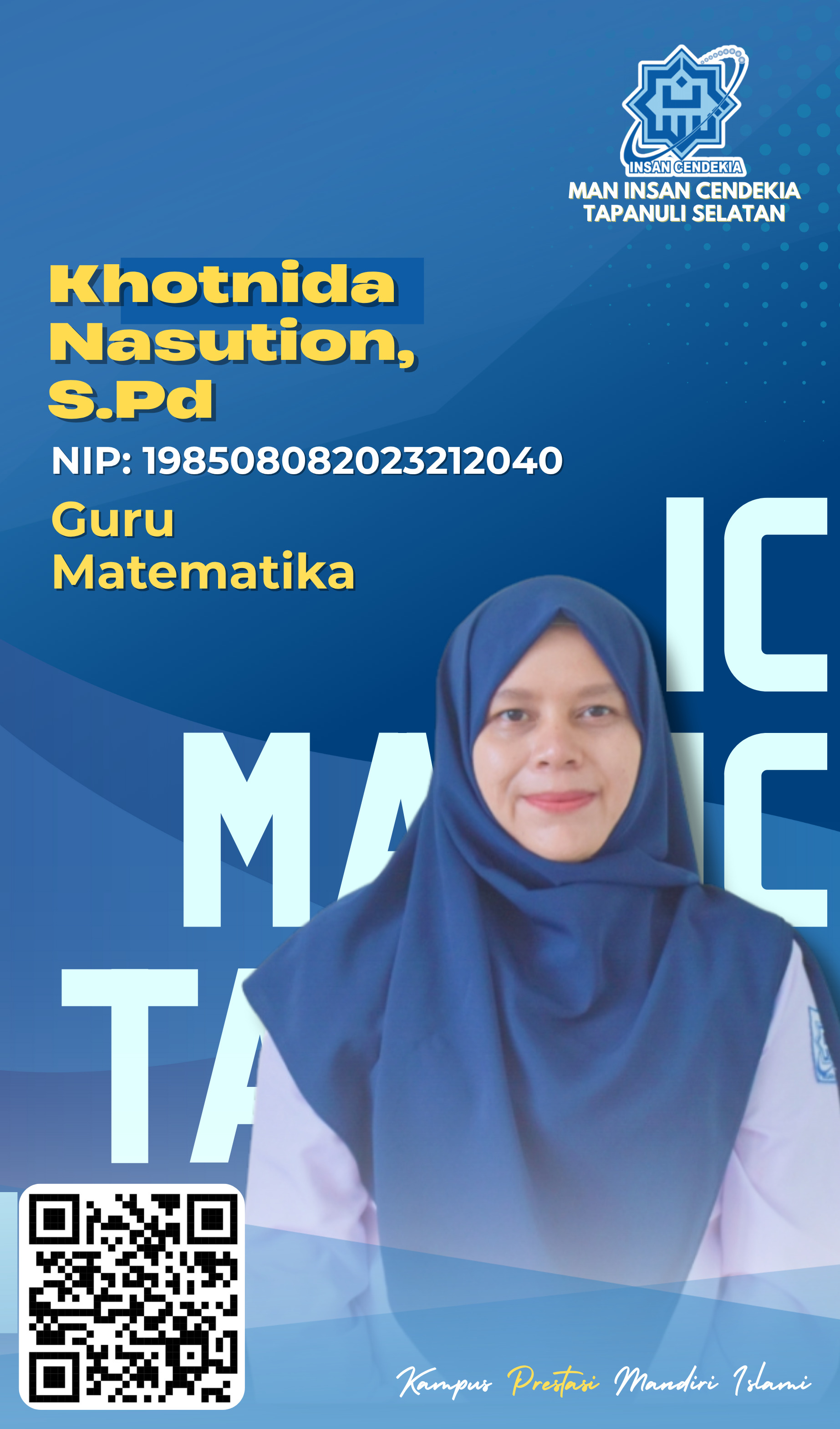Foto khotnida Nasution, S.Pd