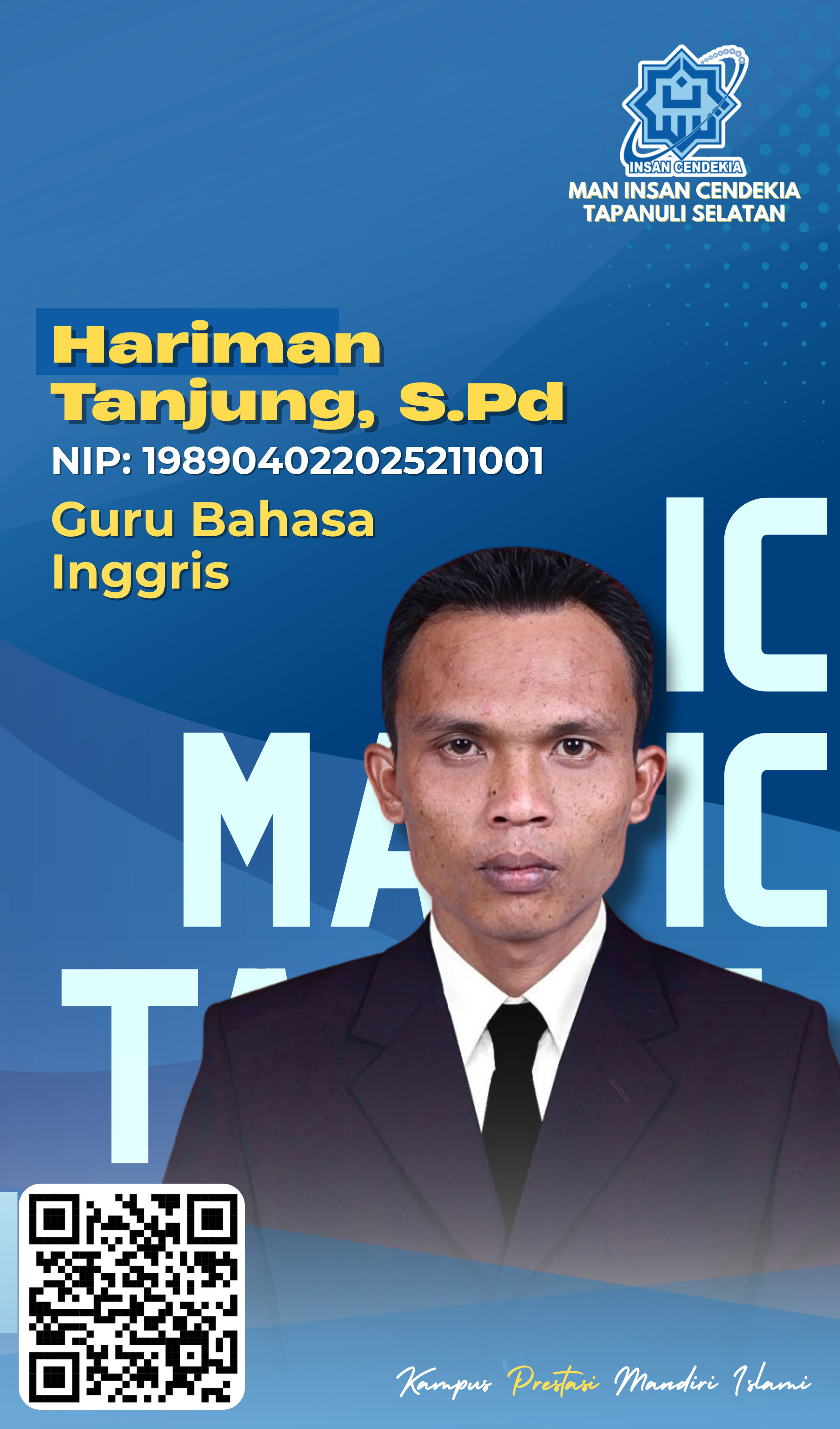 Foto Hariman tanjung, S.Pd