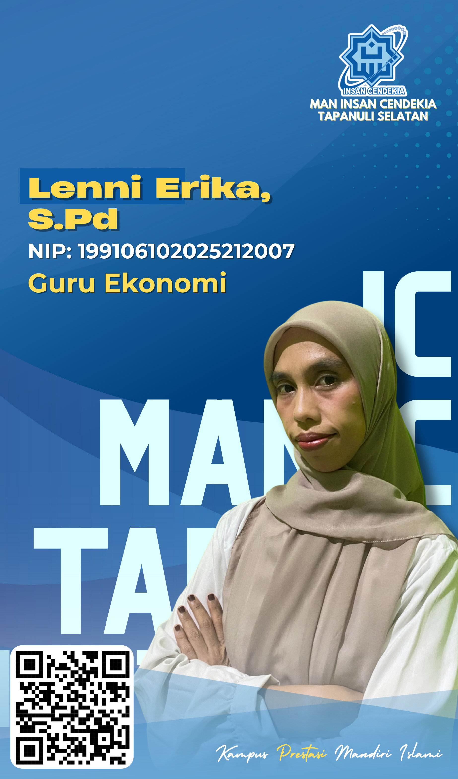 Foto Lenni Erika Siregar, S.Pd