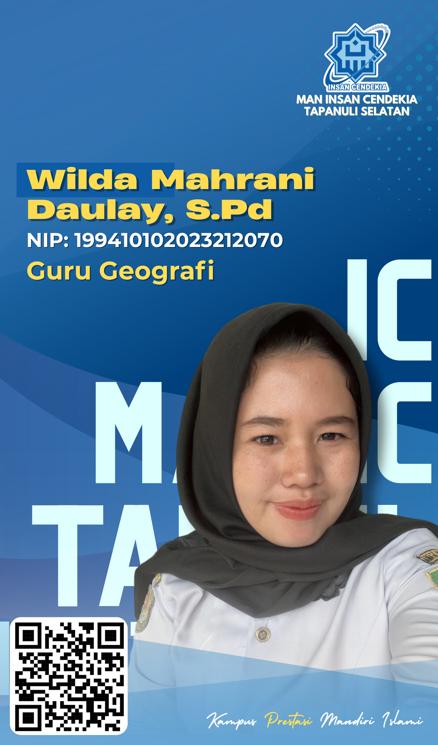 Foto Wilda Mahrani Daulay , S.Pd