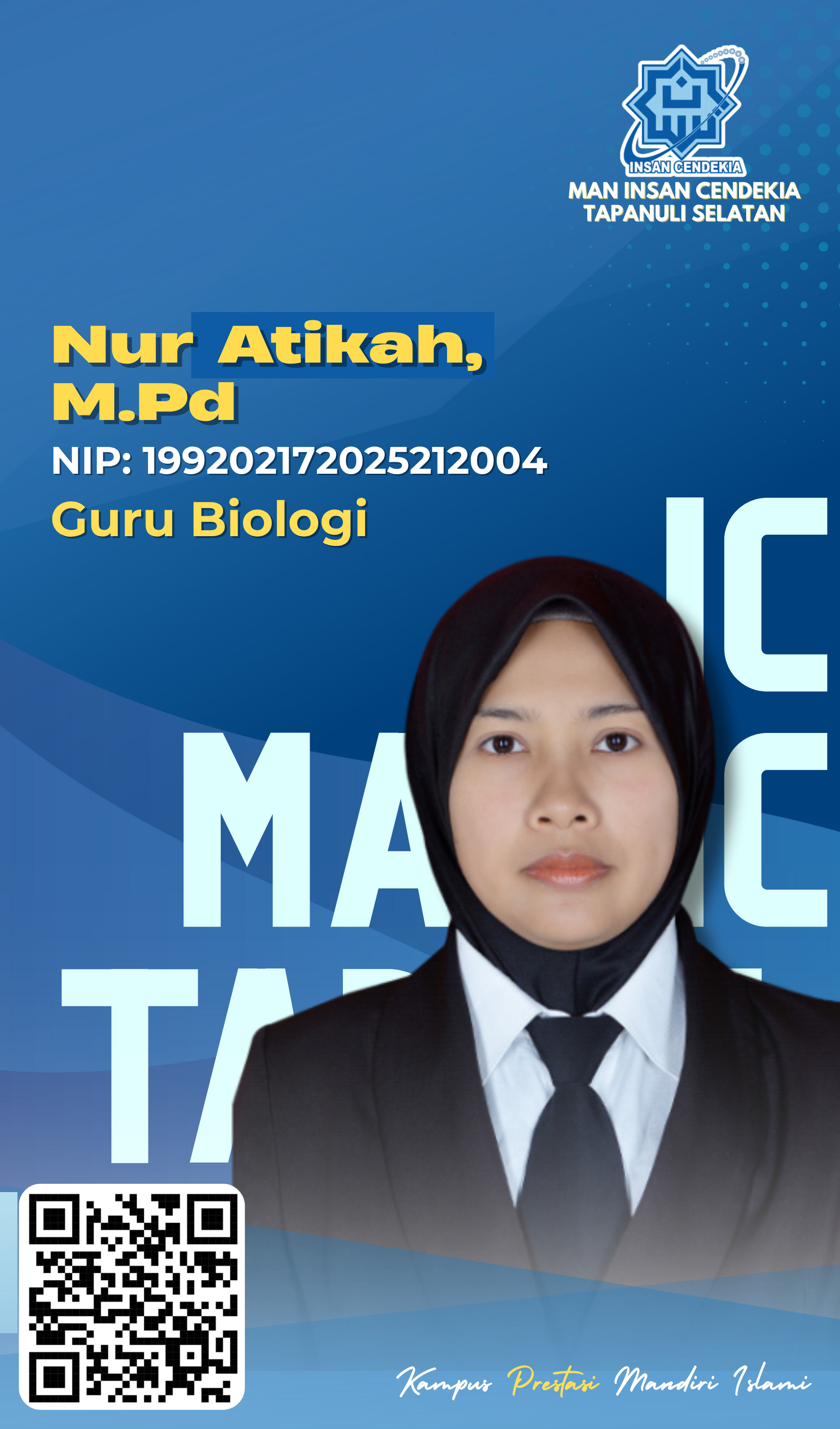 Foto Nur Atikah, M.Pd