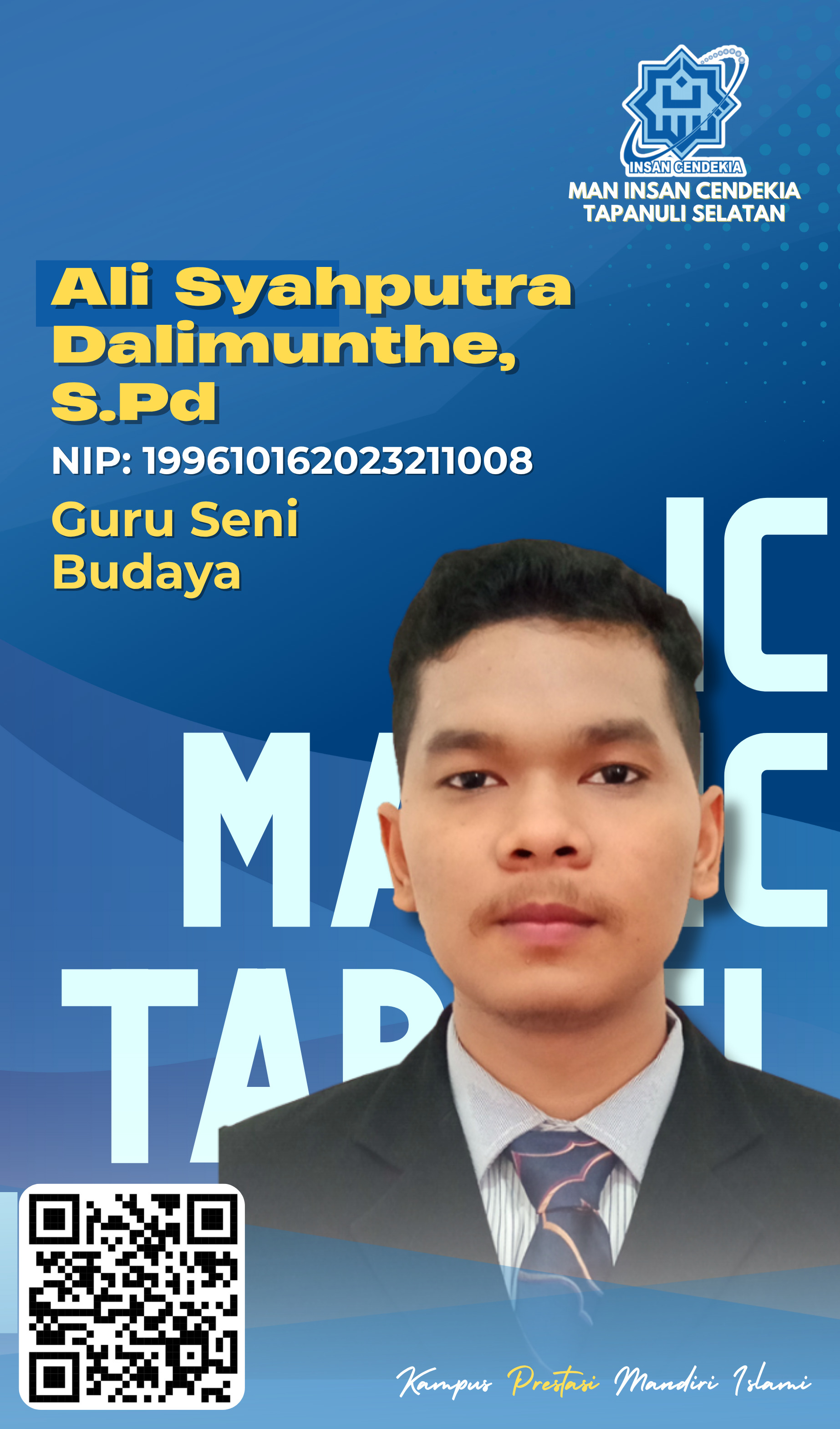 Foto Ali Syahputra Dalimunthe, S.Pd