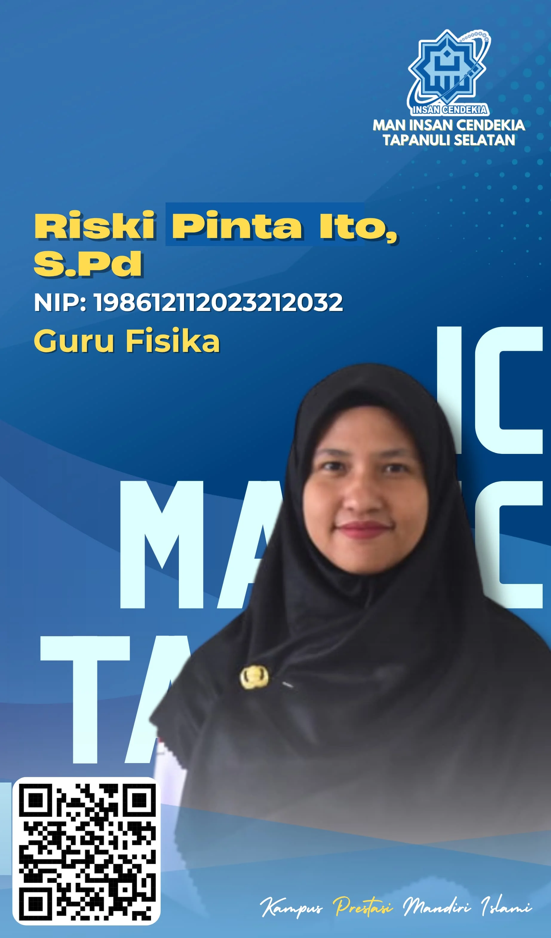 Foto Riski Pinta Ito, S.Pd