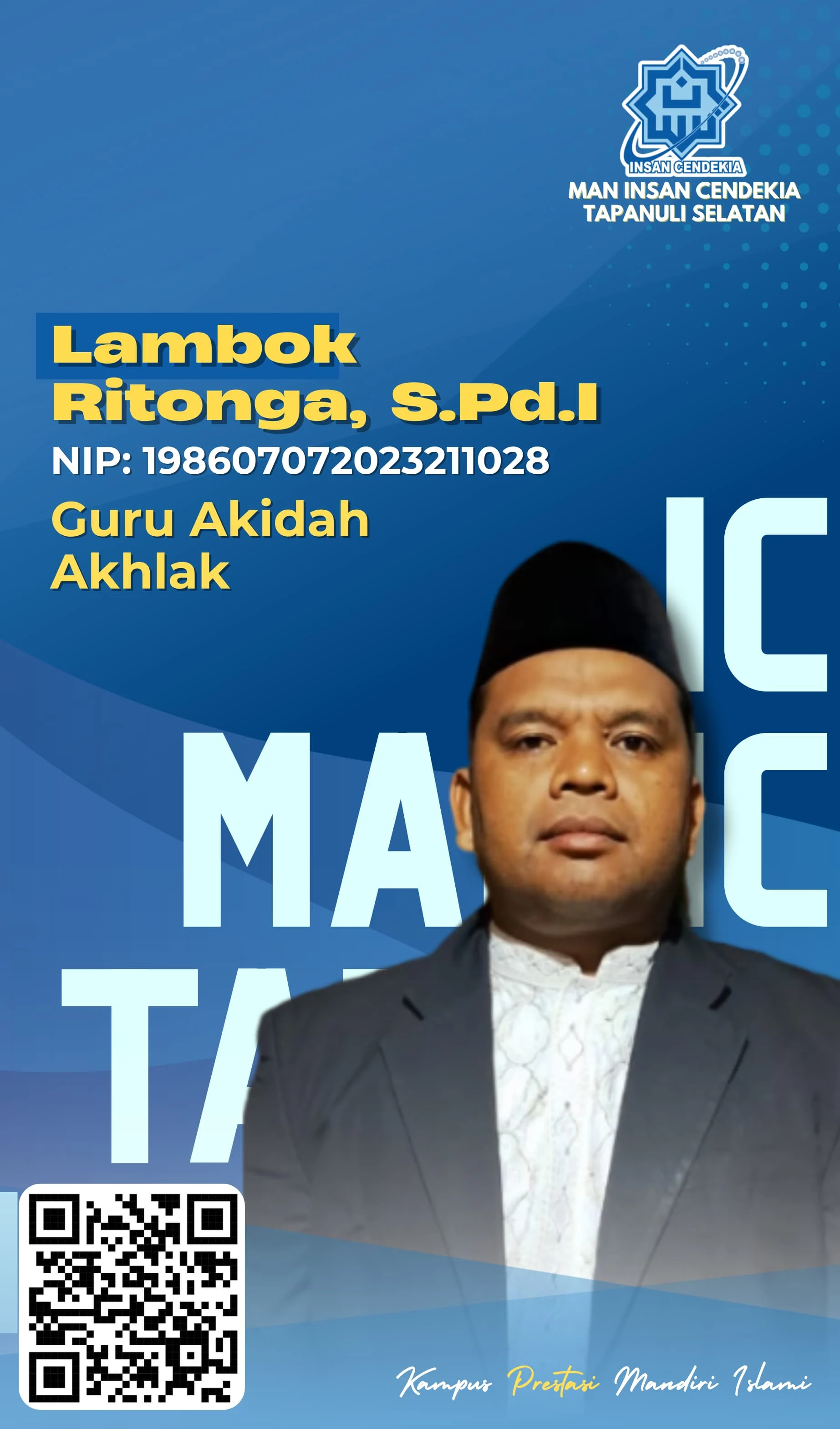 Foto Lambok Ritonga, S.Pd.I