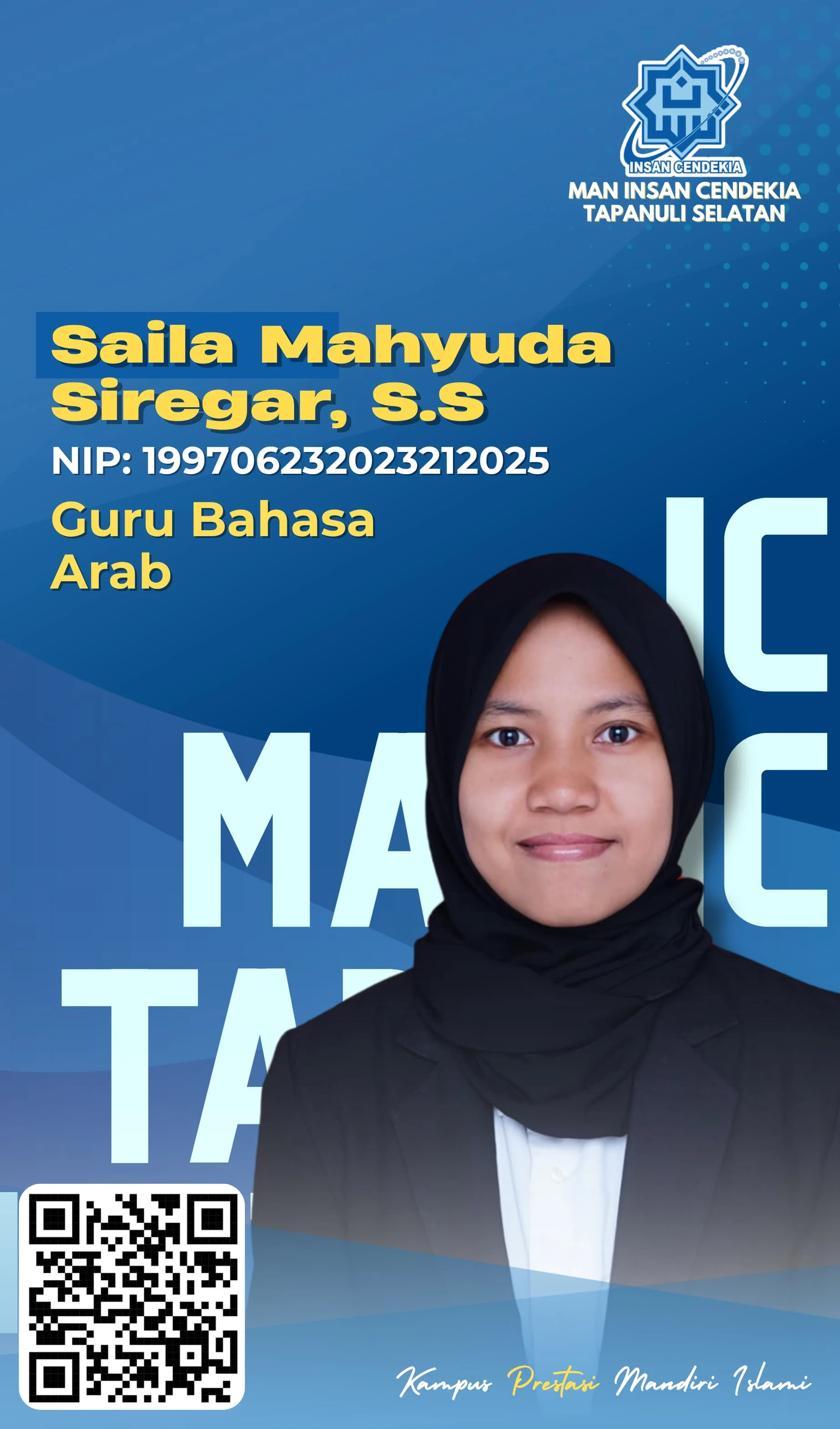 Foto Saila Mahyuda Siregar, S.S