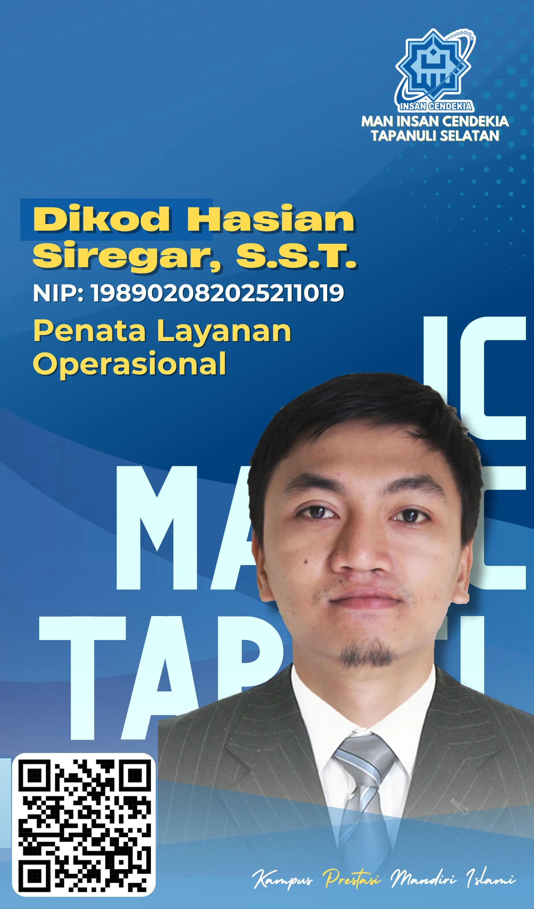 Foto Dikod Hasian Siregar, S.S.T.